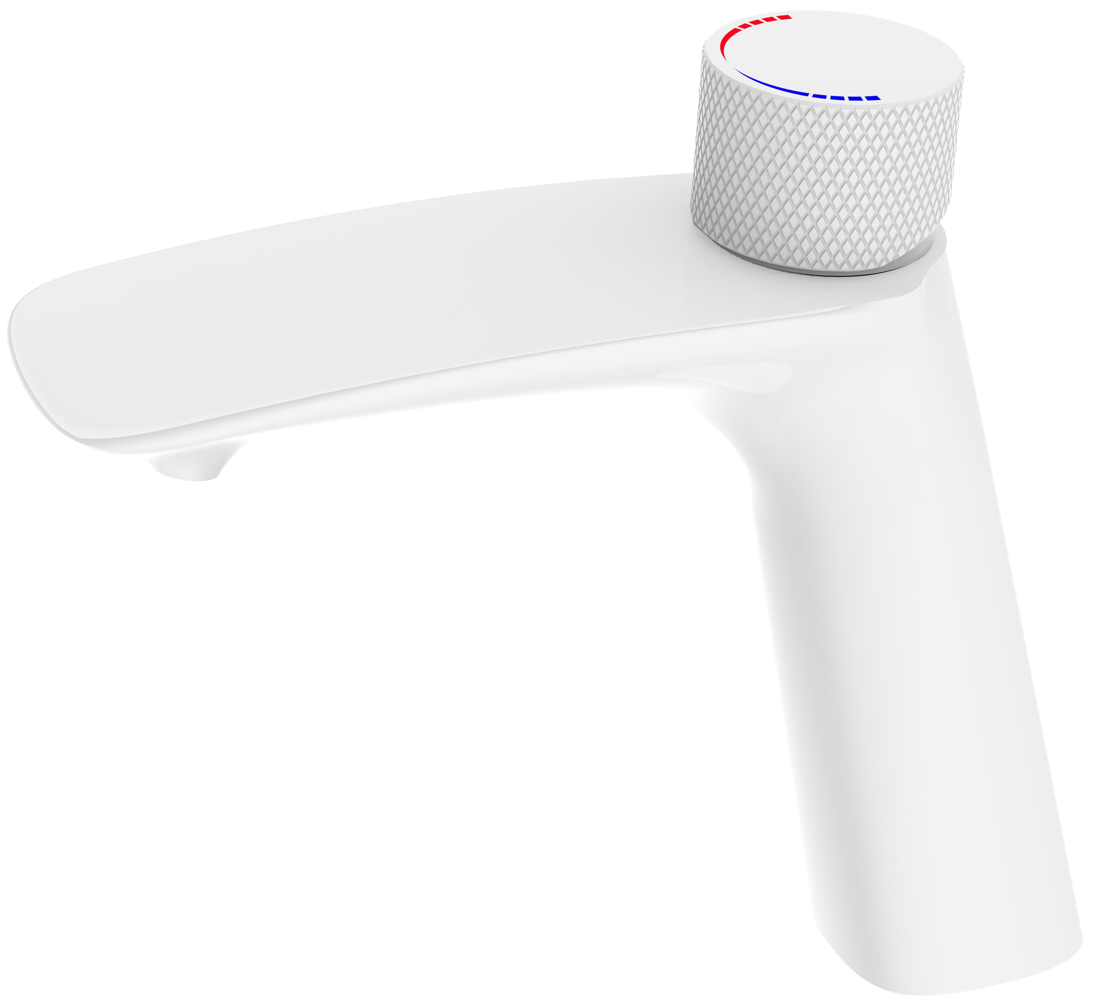 Modern Basin Tap with Knob Handle – Black & White Options Available