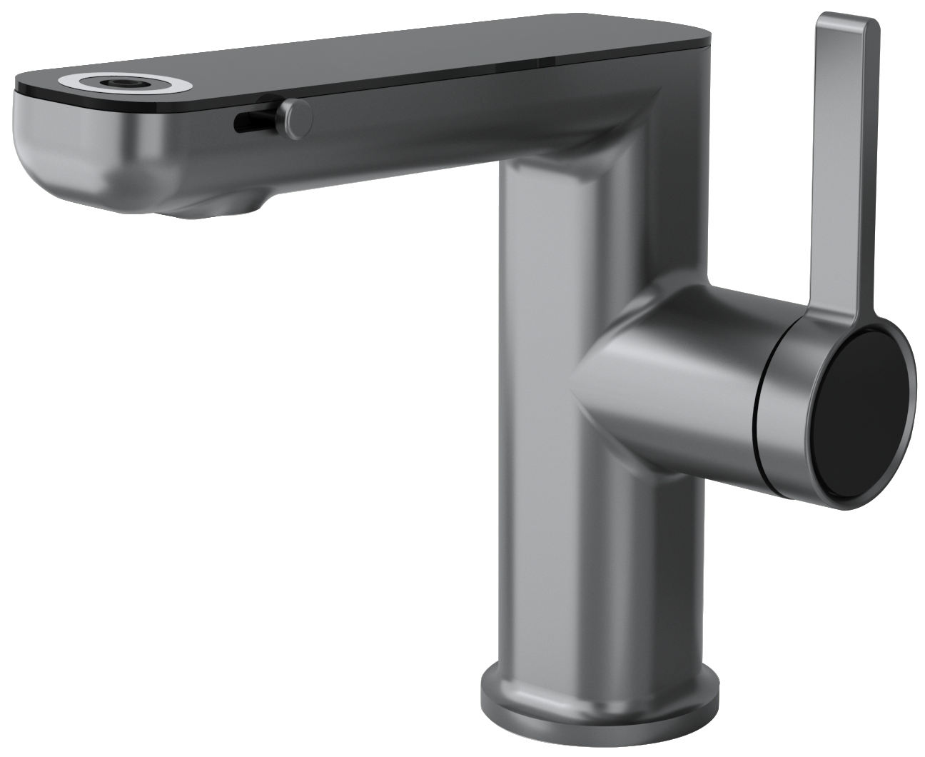 Modern Basin Tap with Side Handle – Chrome & Gunmetal Grey Options