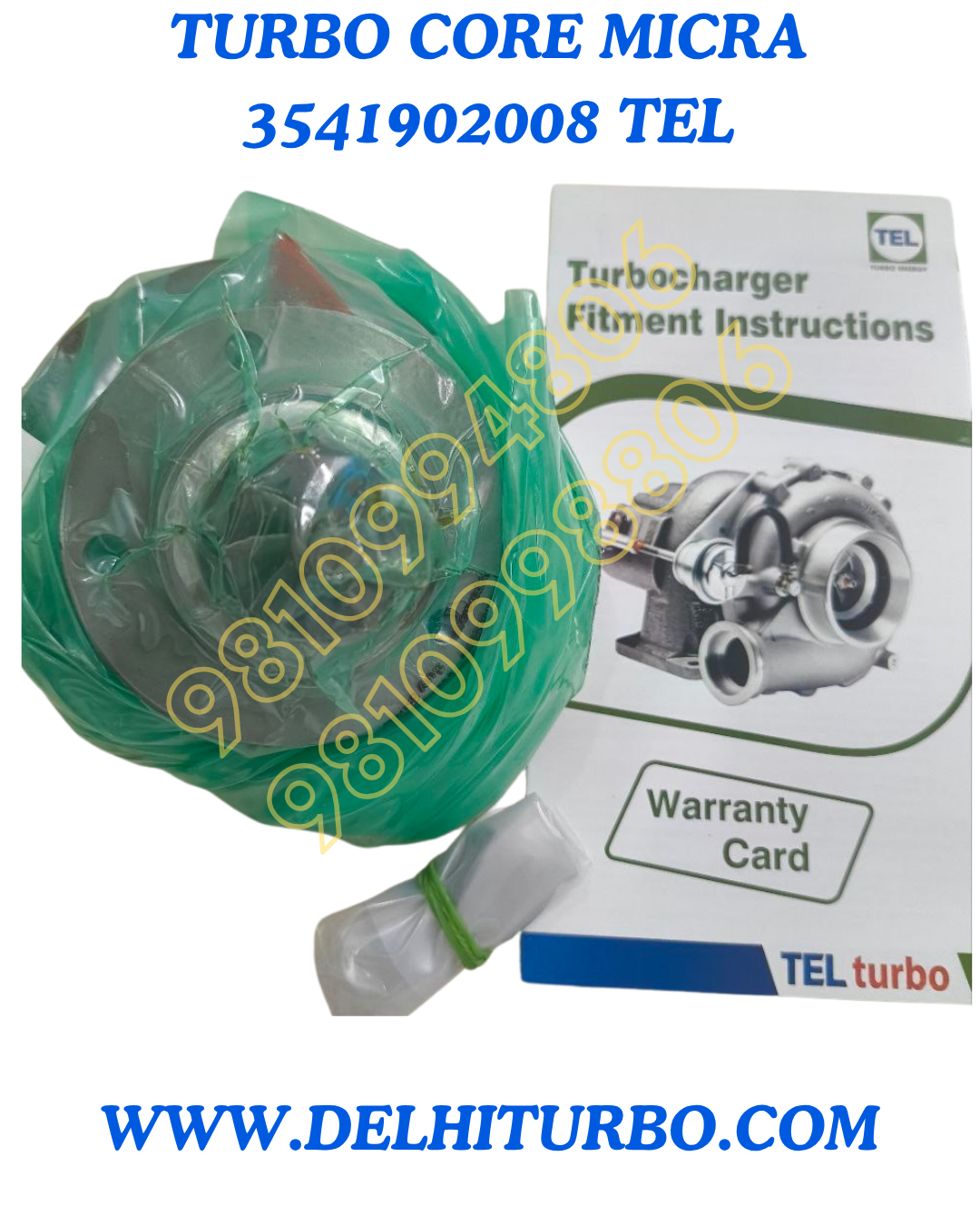 TURBOCHARGER CHRA FOR NISSAN MICRA 3541902008 TEL