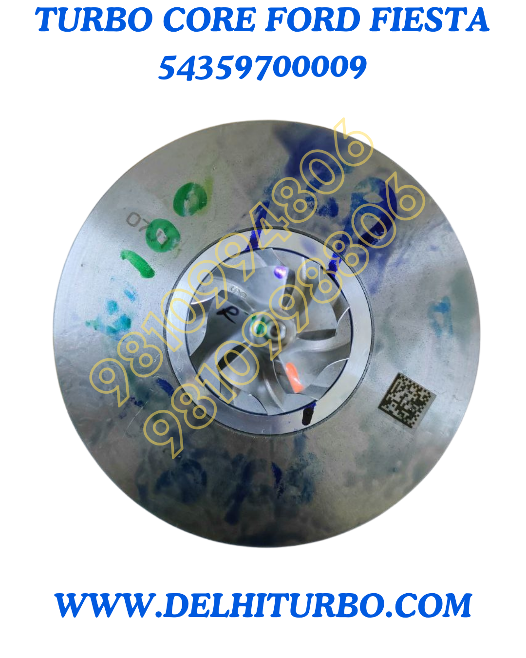 FORD FIESTA TEL TURBOCHARGER CORE ASSEMBLY 54359700009