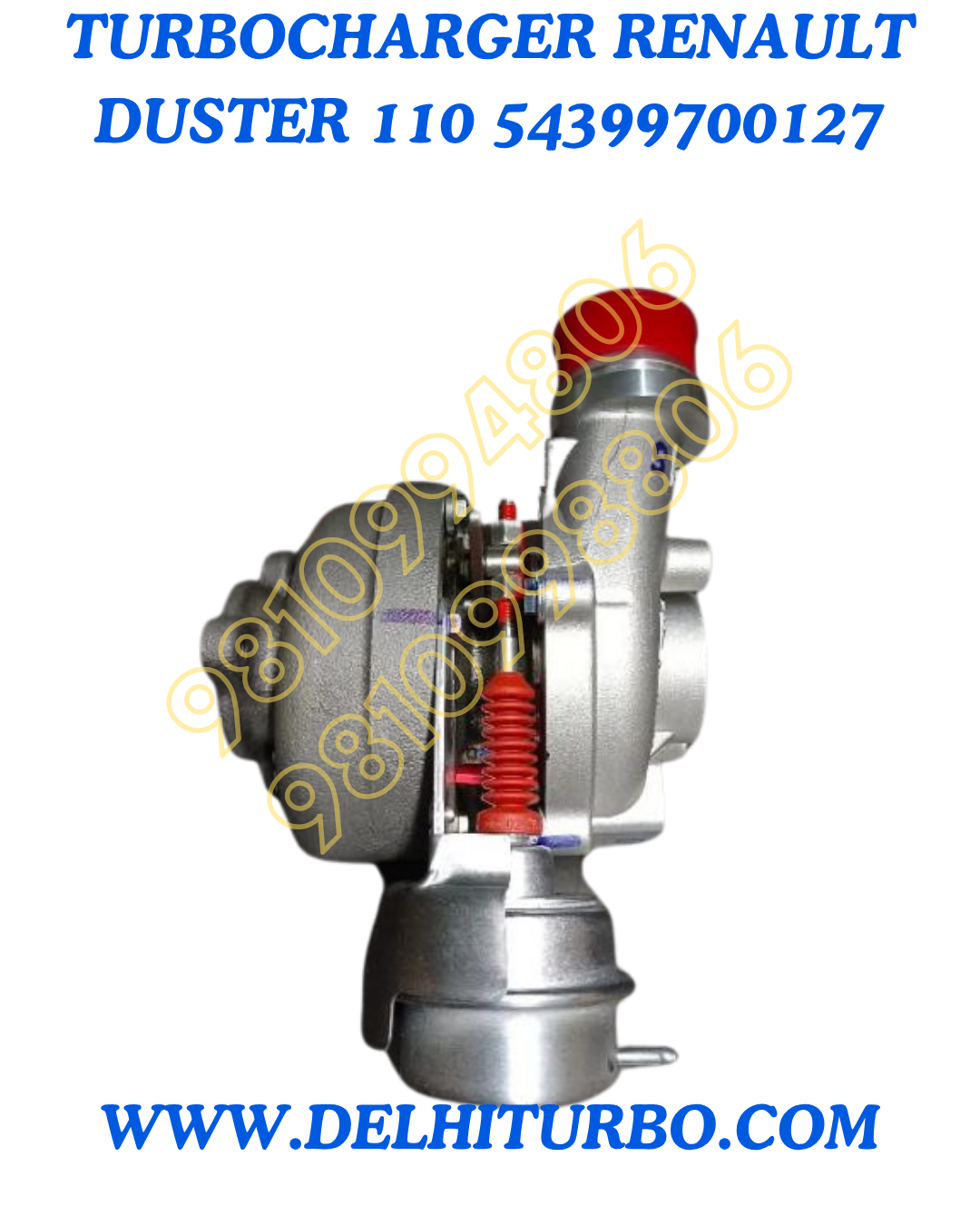 TURBOCHARGER RENAULT DUSTER 110 Bhp TEL 3946902001, 54399700127, BV39-0127