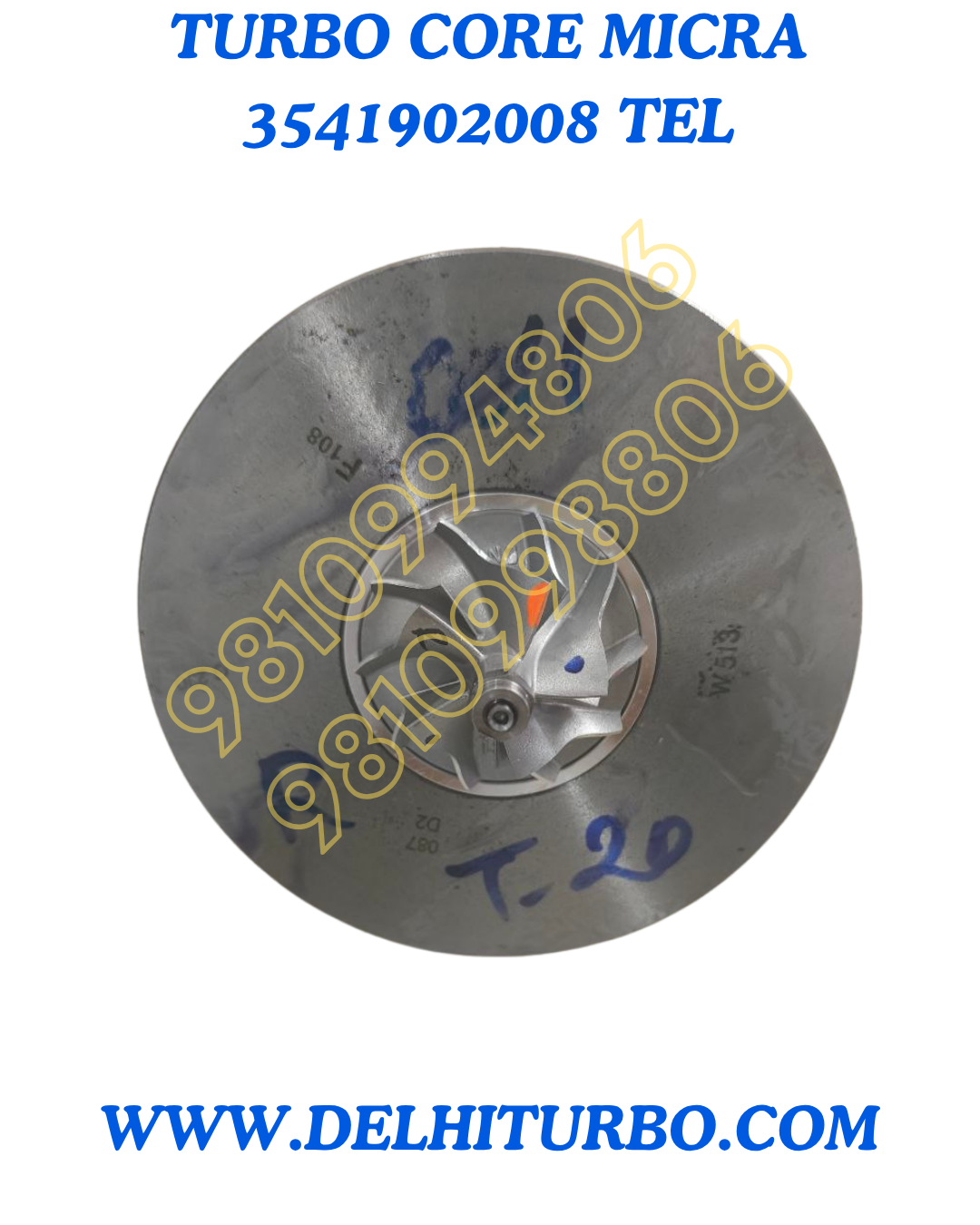 TURBOCHARGER CHRA FOR NISSAN MICRA 3541902008 TEL