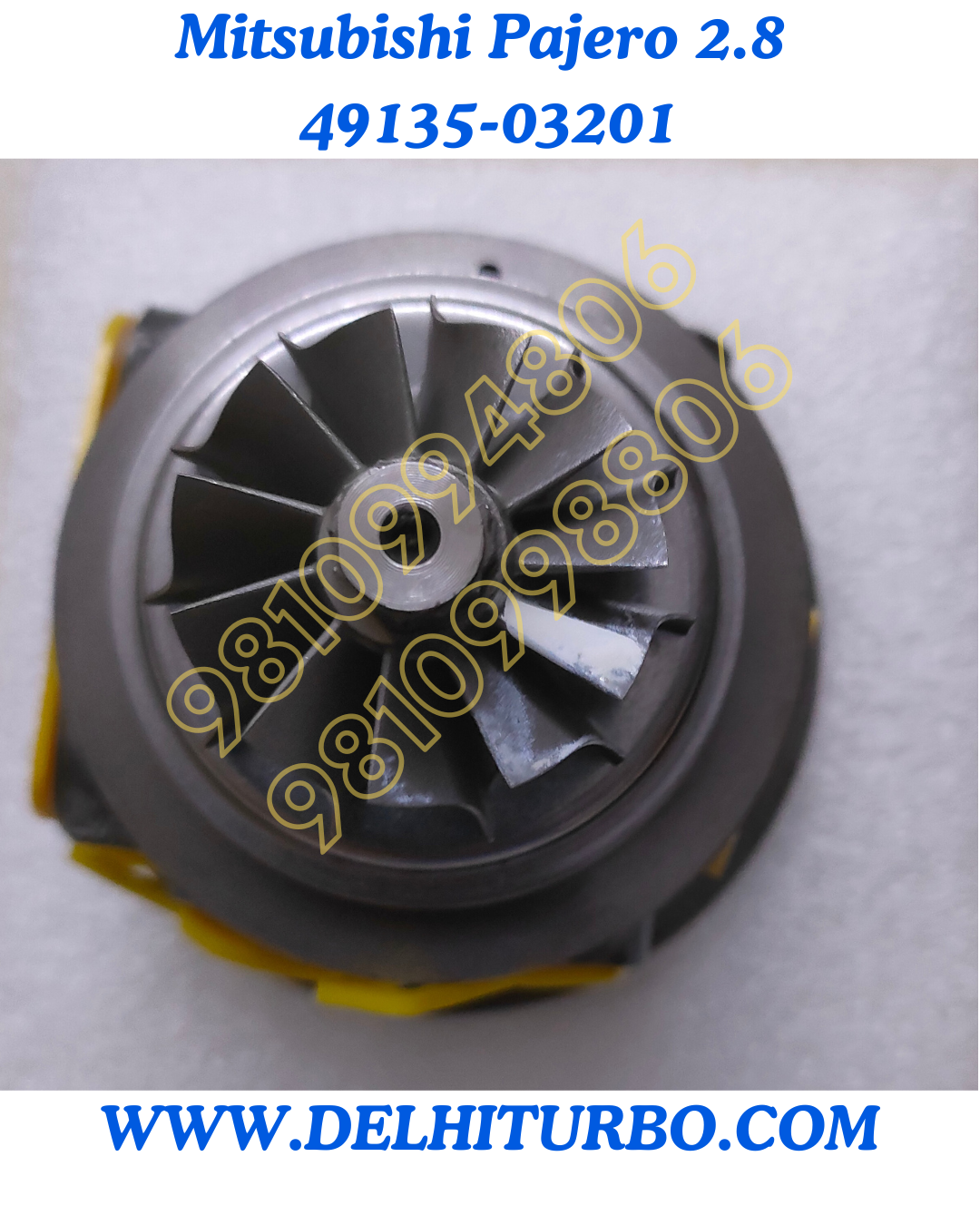 TURBOCHARGER CHRA FOR MITUBISHI PAJERO 2.8 49135 03201