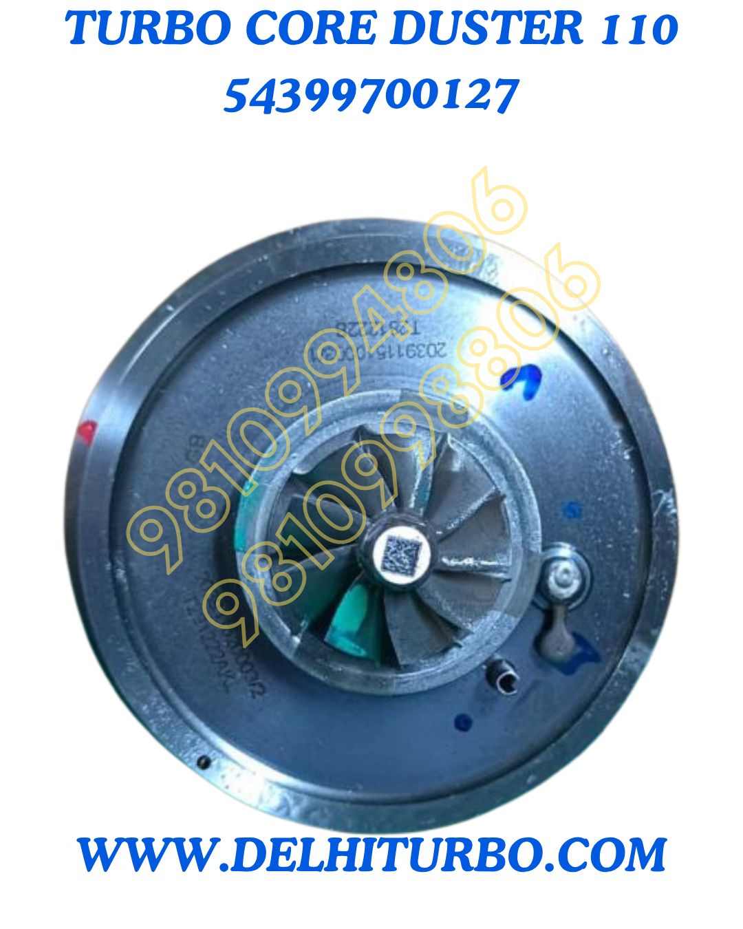 TURBO CORE RENAULT DUSTER 110 Bhp TEL 54399700127, BV39-0127