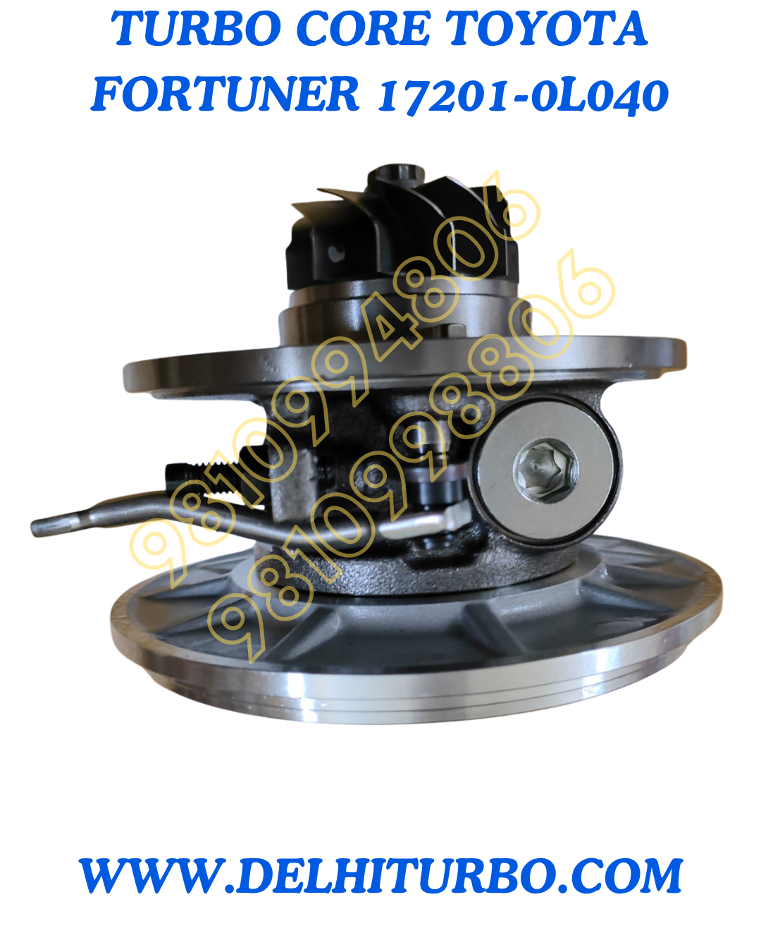 TURBOCHARGER CORE ASSEMBLY FOR TOYOTA FORTUNER 17201-0L040, 172010L040