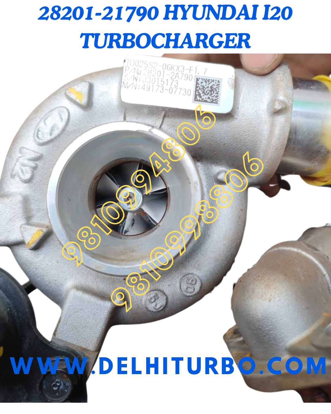 Turbocharger For Hyundai I20 28201-2A790