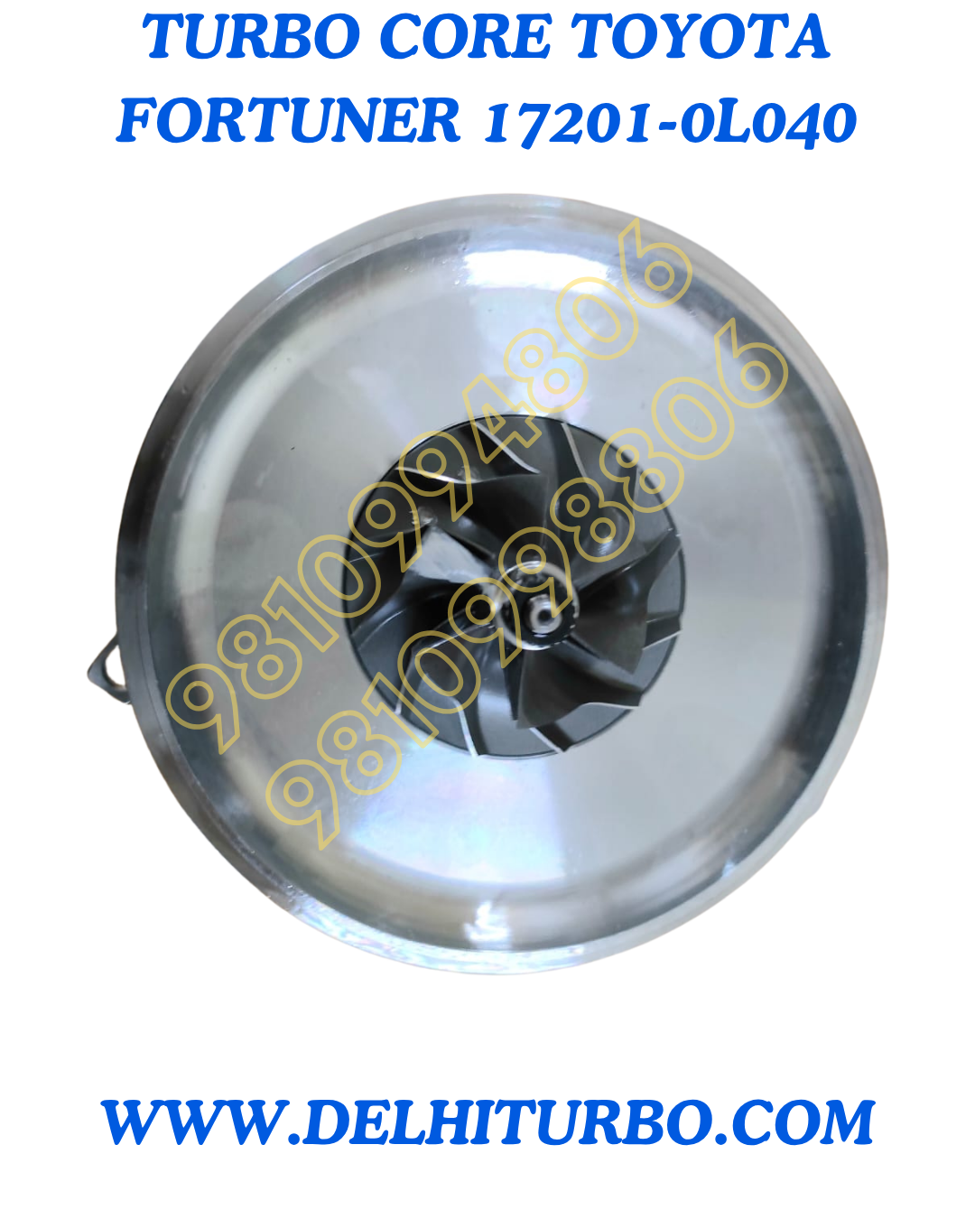 TURBOCHARGER CORE ASSEMBLY FOR TOYOTA FORTUNER 17201-0L040, 172010L040