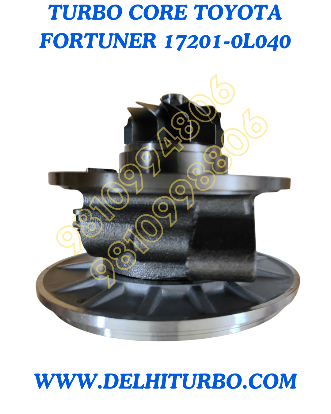 TURBOCHARGER CORE ASSEMBLY FOR TOYOTA FORTUNER 17201-0L040, 172010L040