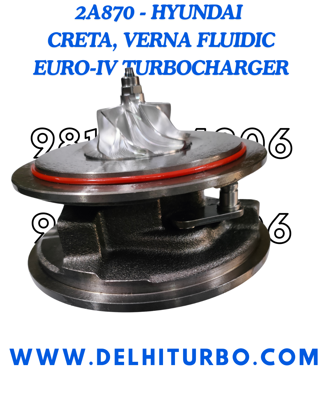 TURBO CHRA FOR HYUNDAI CRETA, VERNA FLUIDIC 1.6 LT EUROIV 28201-2A870