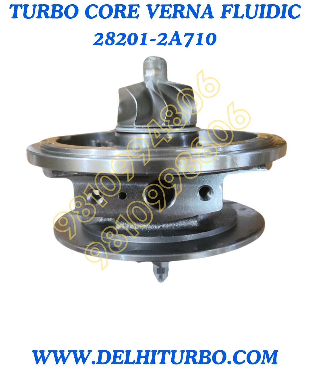 TURBOCHARGER CORE ASSEMBLY VERNA FLUIDIC, HYUNDAI CRETA O/M 775274, 28201-2A710, 282012A710