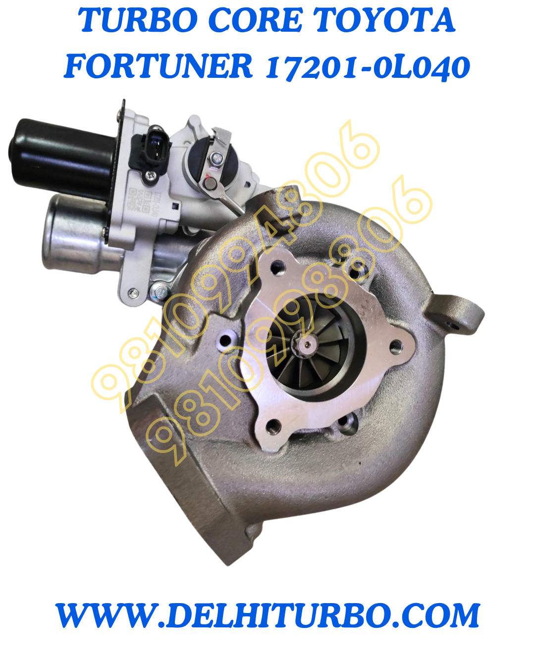 TURBOCHARGER FOR TOYOTA FORTUNER 17201-0L040, 172010L040