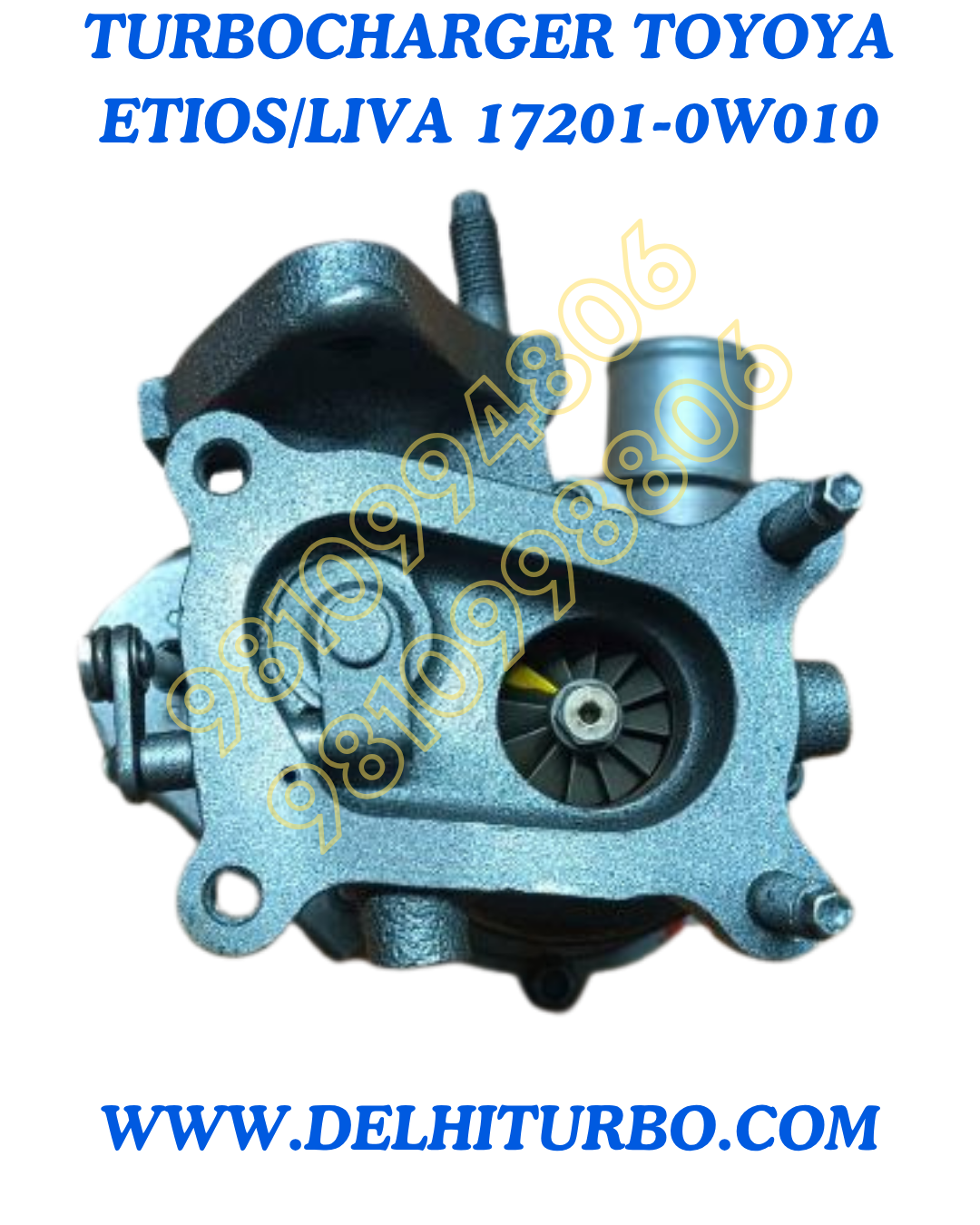 TURBOCHARGER FOR TOYOTA ETIOS/LIVA 17201-0W010