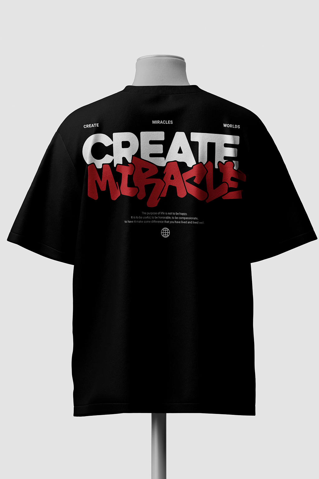 CREATE MIRACLE Oversized T-shirt