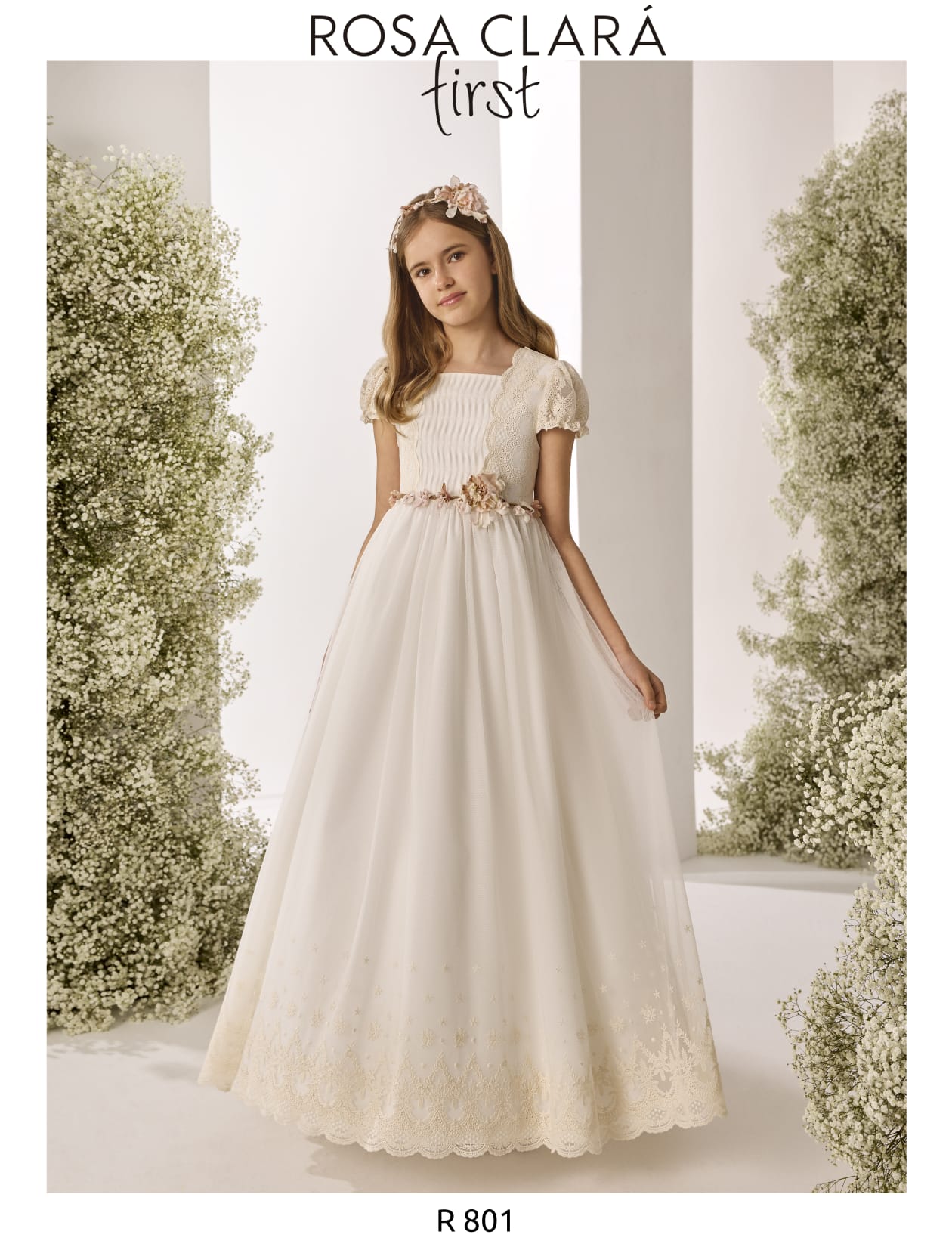 Comunión Niña Rosa Clará