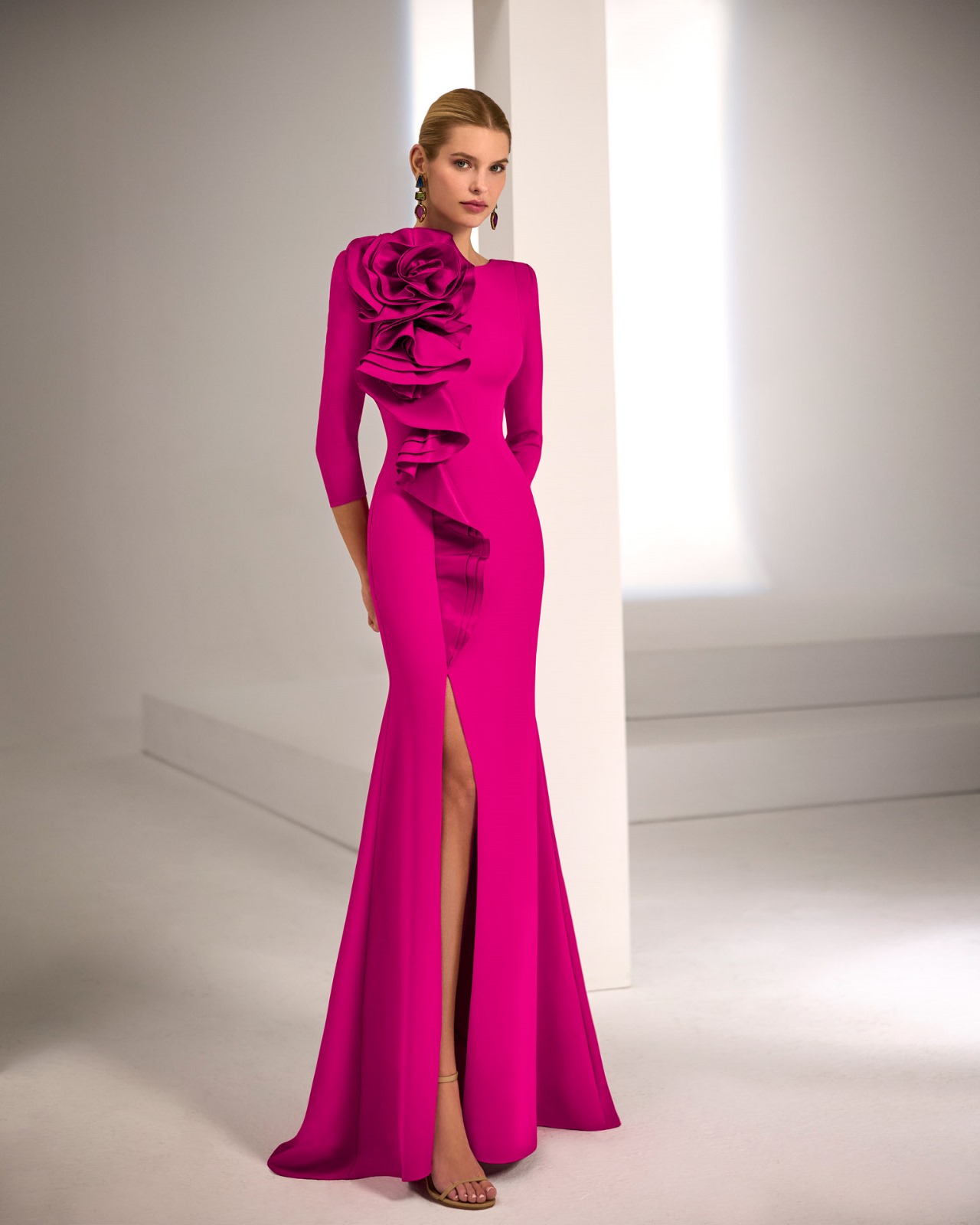 Vestido Madrina Marfil Barcelona