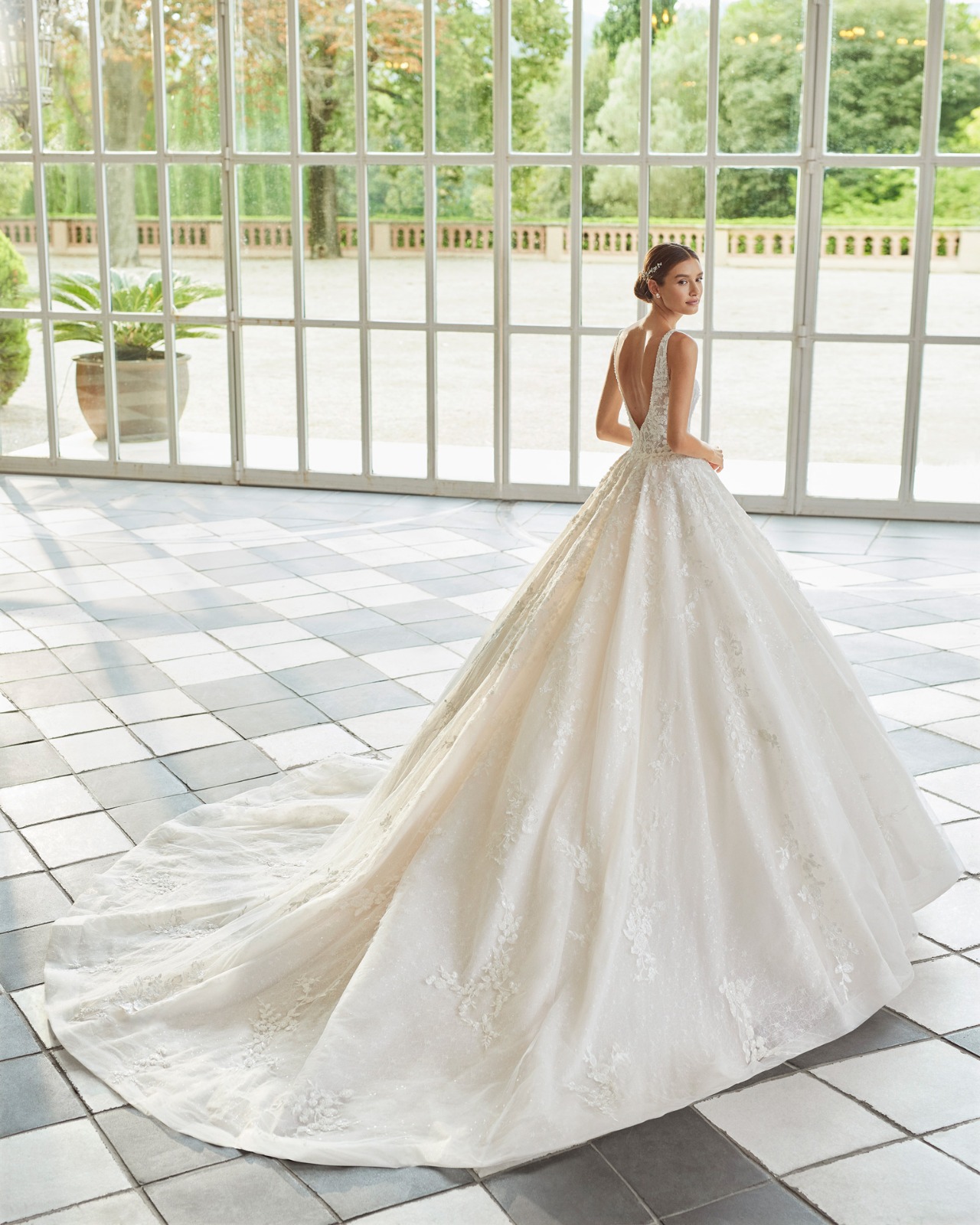 Vestido Novia Rosa Clará