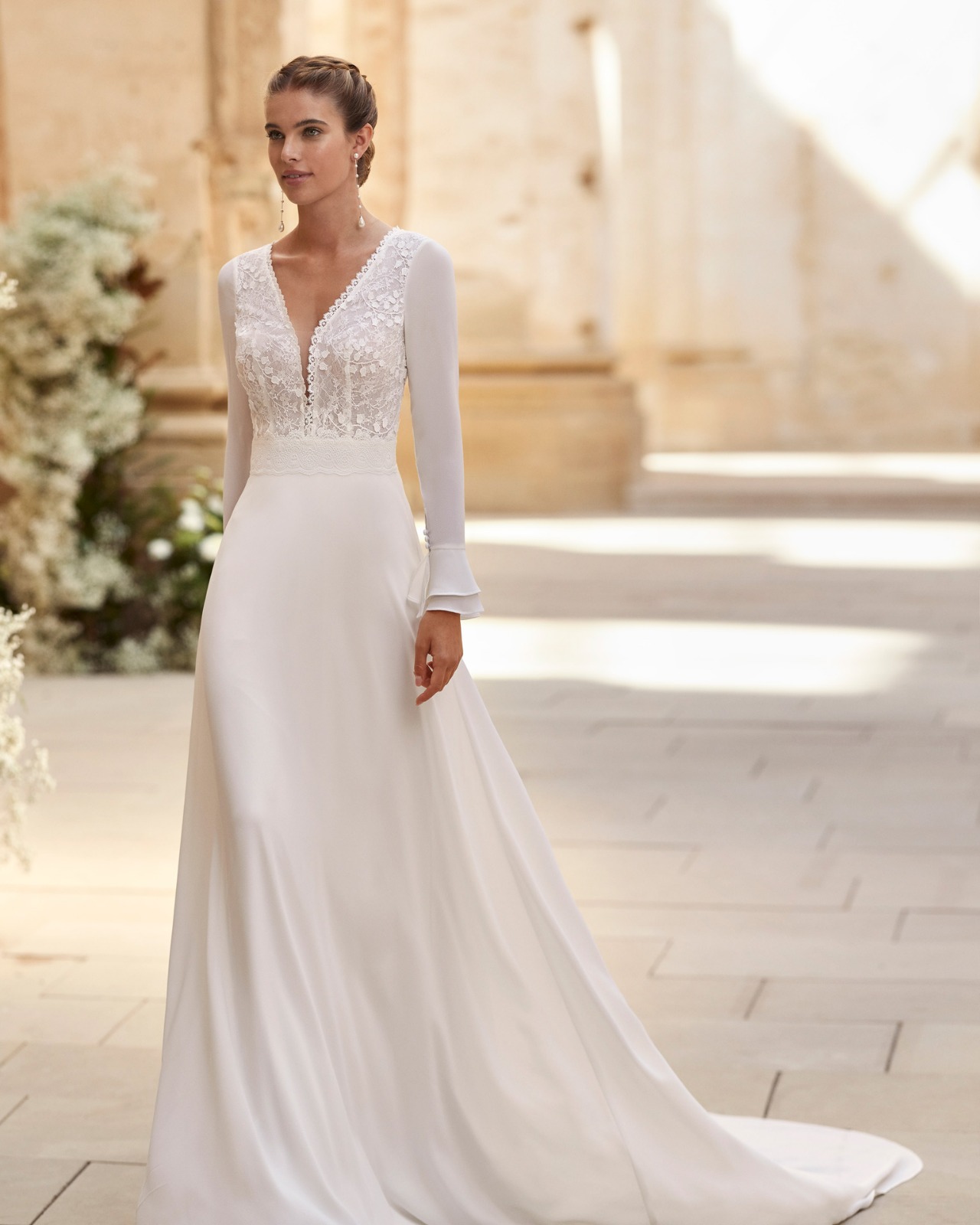 Vestido Novia Rosa Clará