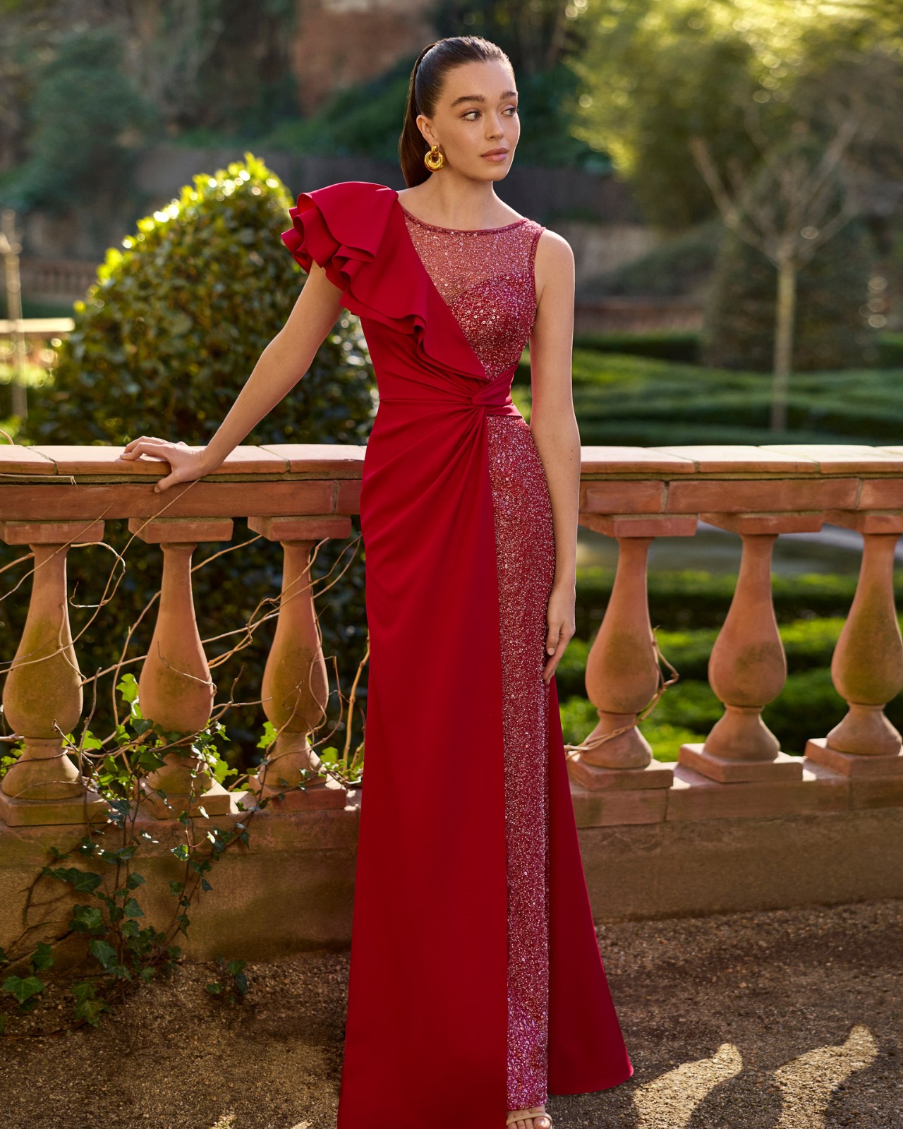 Vestido Madrina Marfil Barcelona