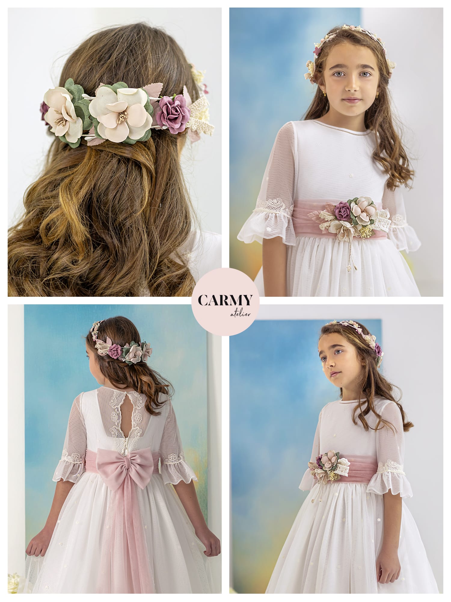 Vestido Comunión Niña Carmy