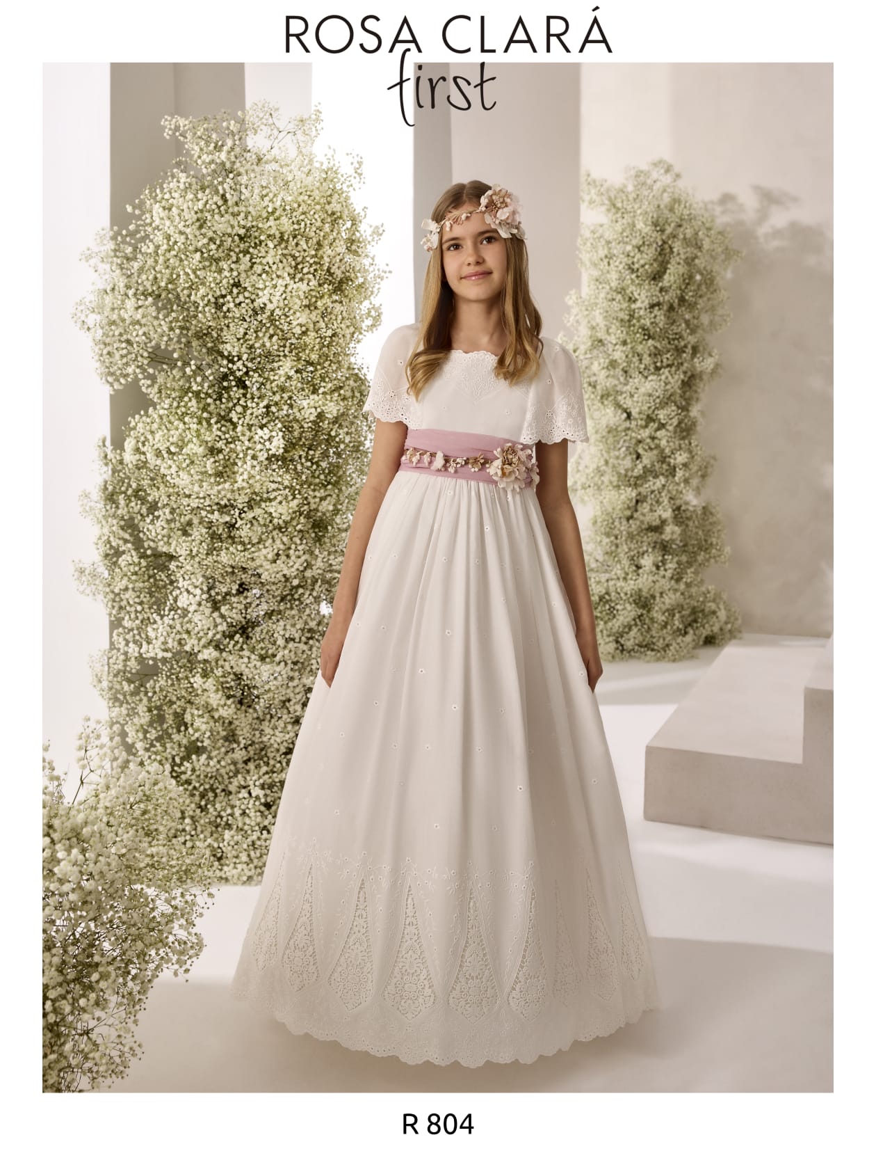 Comunión Niña Rosa Clará