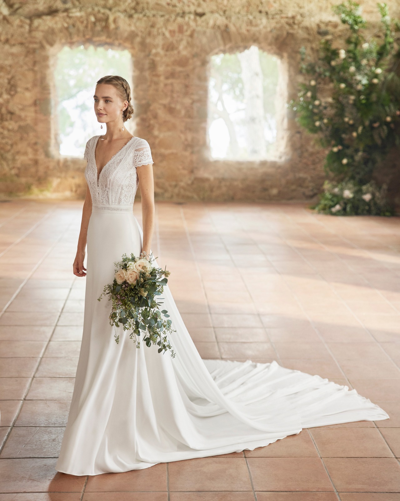 Vestido Novia Rosa Clará