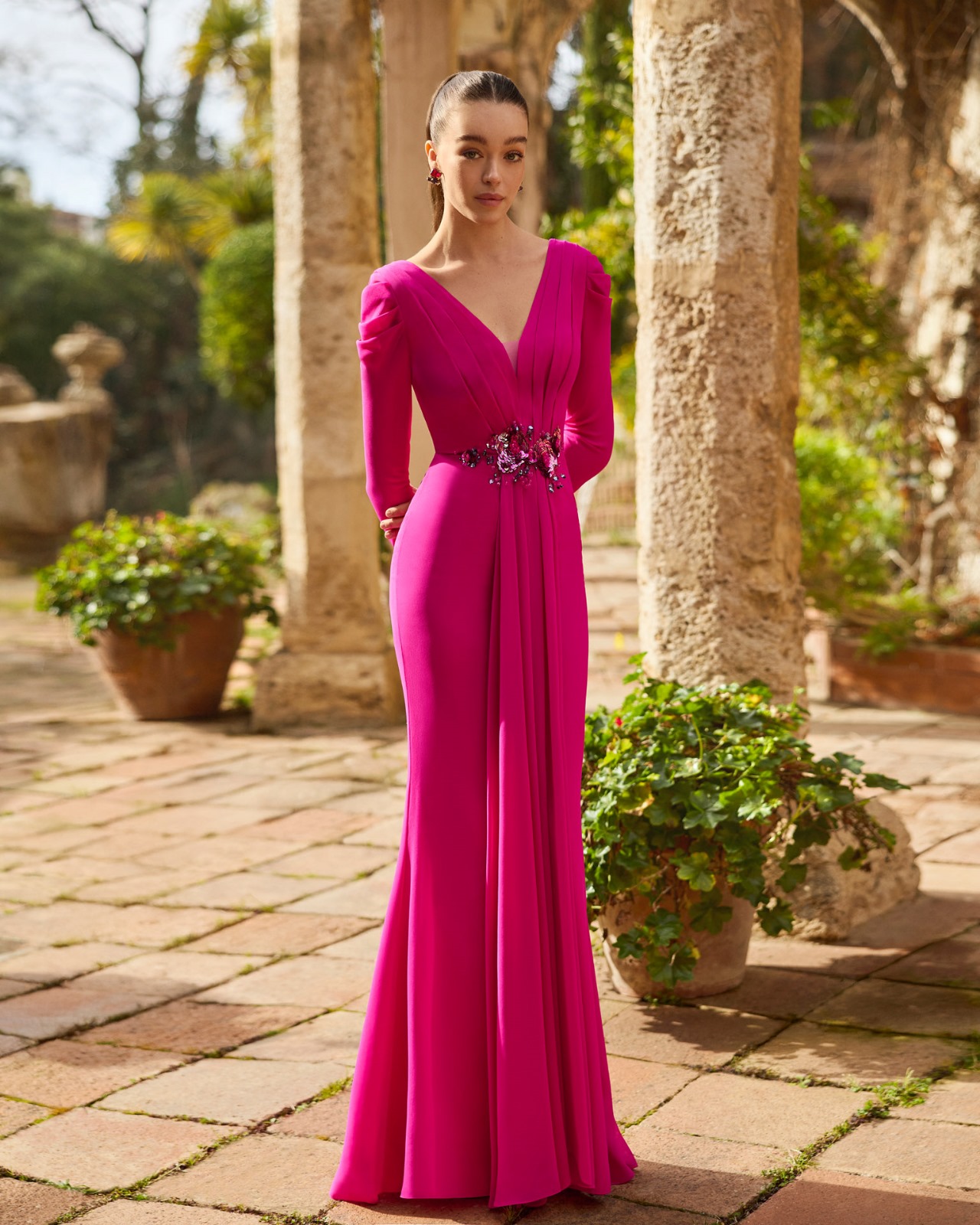 Vestido Madrina Marfil Barcelona