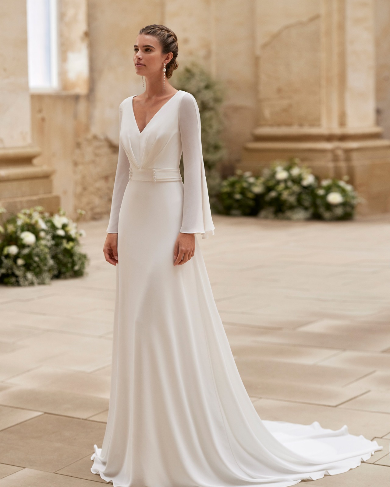 Vestido Novia Rosa Clará