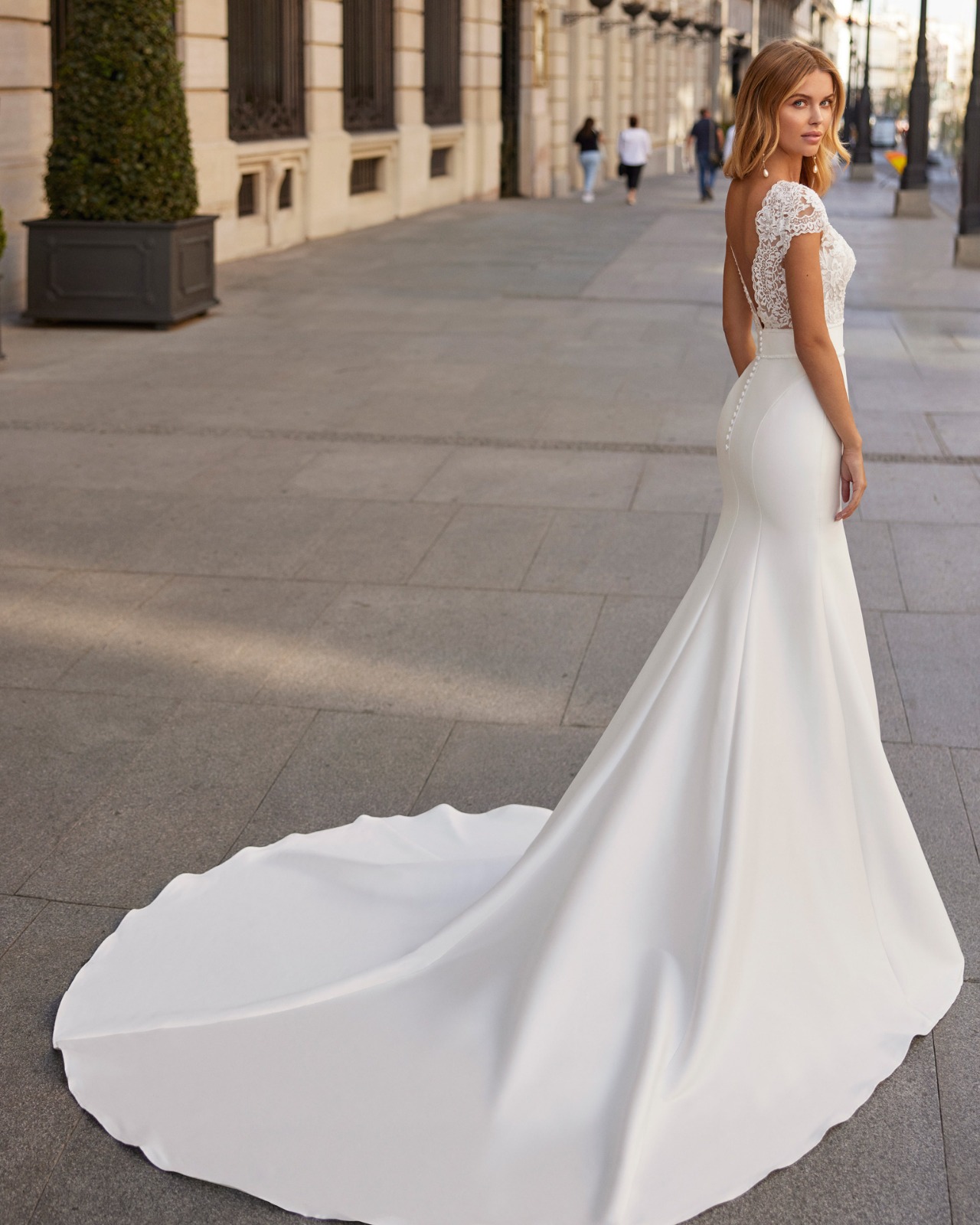 Vestido Novia Rosa Clará