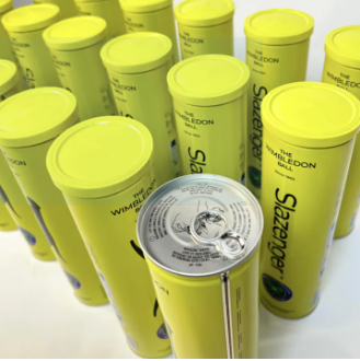 4x Slazenger Wimbledon Tennis Balls