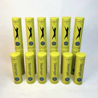 4x Slazenger Wimbledon Tennis Balls