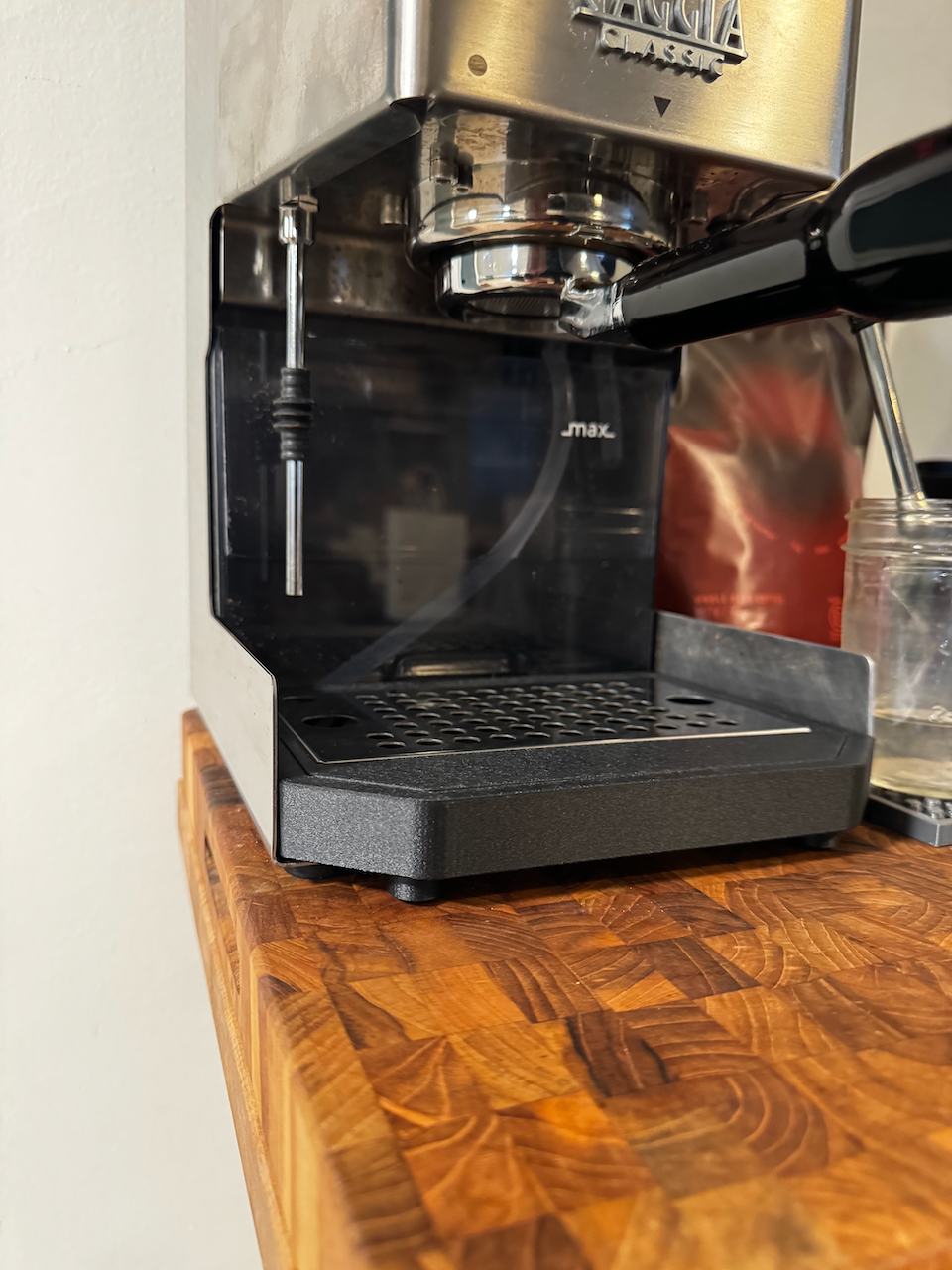 Low Profile Drip Tray for Gaggia Classic Pro