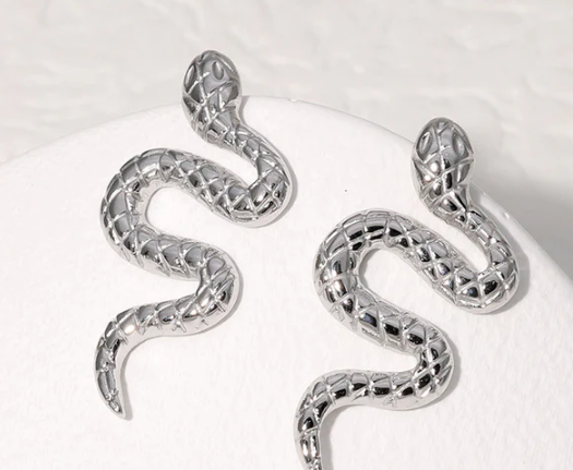 Small Snake Earrings For Women | GENICX