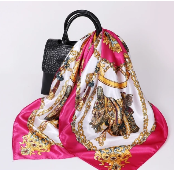 Head Hair Long Silk Scarfs For Women | GENICX