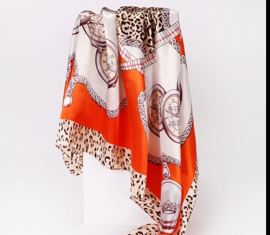 Head Hair Long Silk Scarfs For Women | GENICX