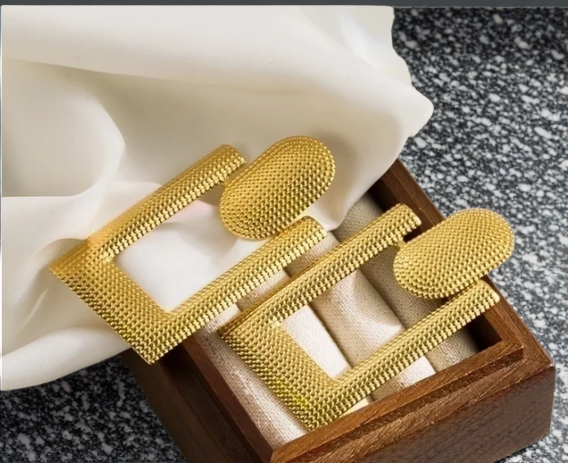 Gold Statement Earrings For Women | GENICX