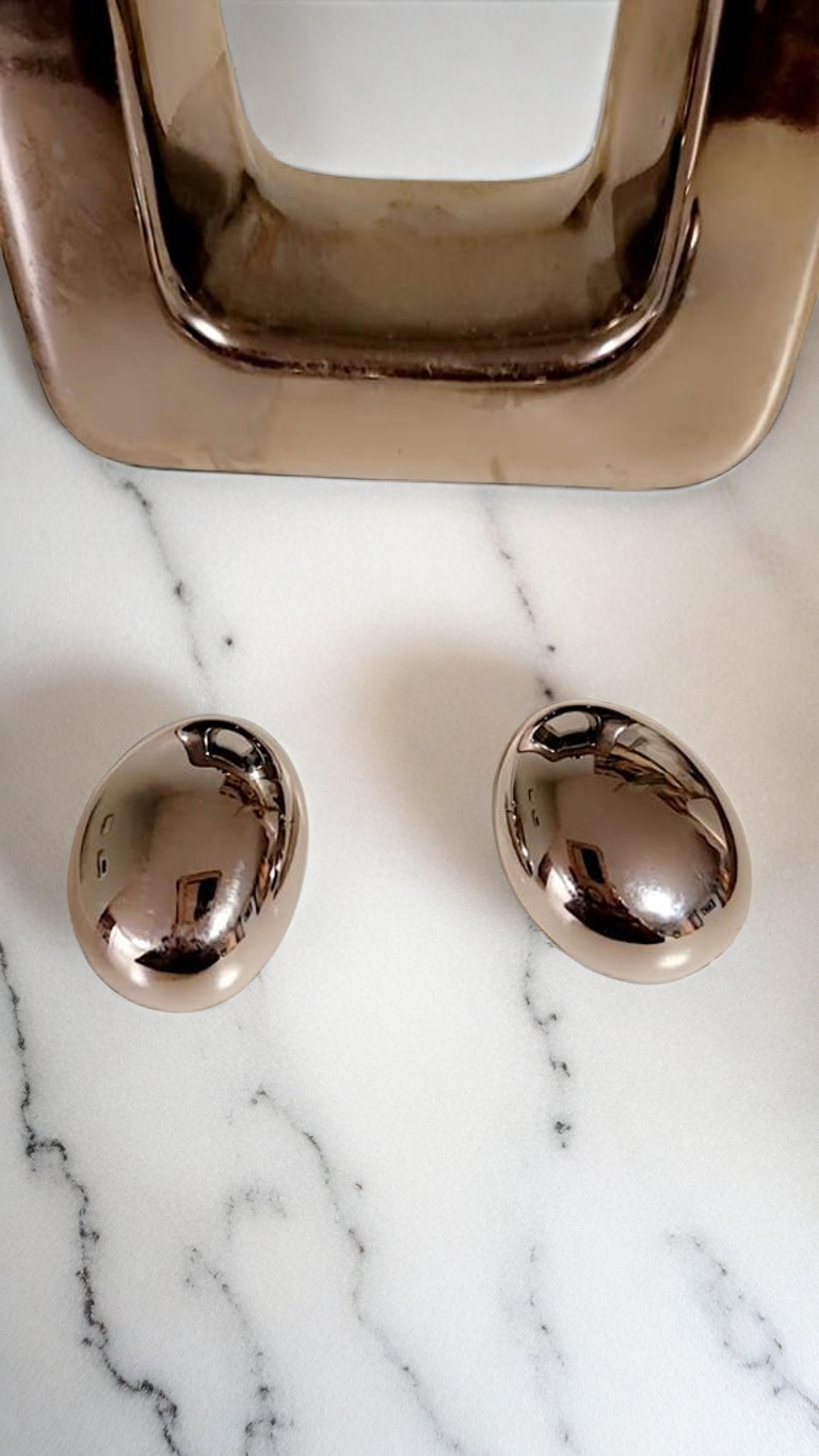Gold plated large Earrings For Women | GENICX