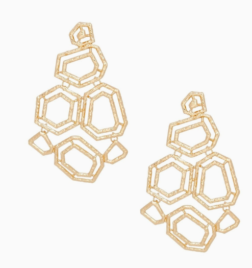 Geometric Large Statement Earrings For Women | GENICX