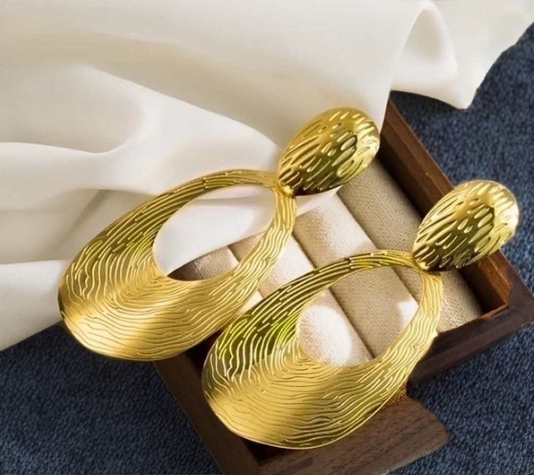 Gold Dangle Earrings For Women | GENICX