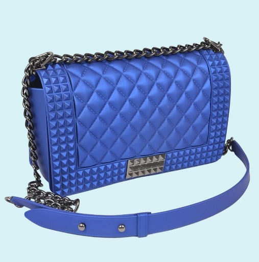 Purple Quilted Handbag | GENICX