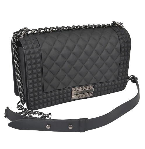 Purple Quilted Handbag | GENICX