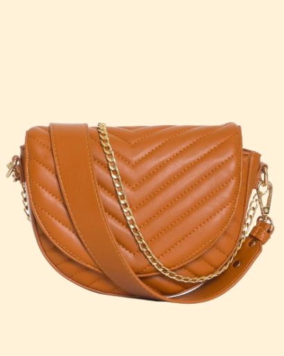 Red Quilted Crossbody Bag For Women | GENICX