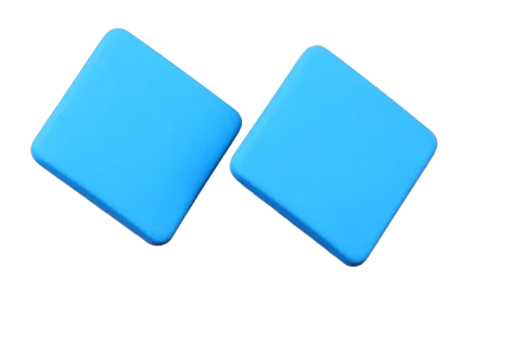  Large Square Stud Earrings for women - 8 colors | GENICX