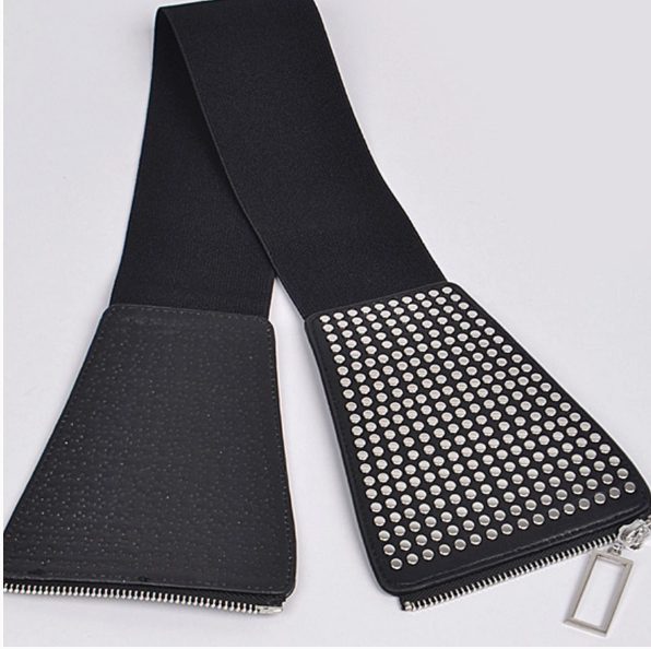 Studded Wide Waist statement Belt for Women | GENICX