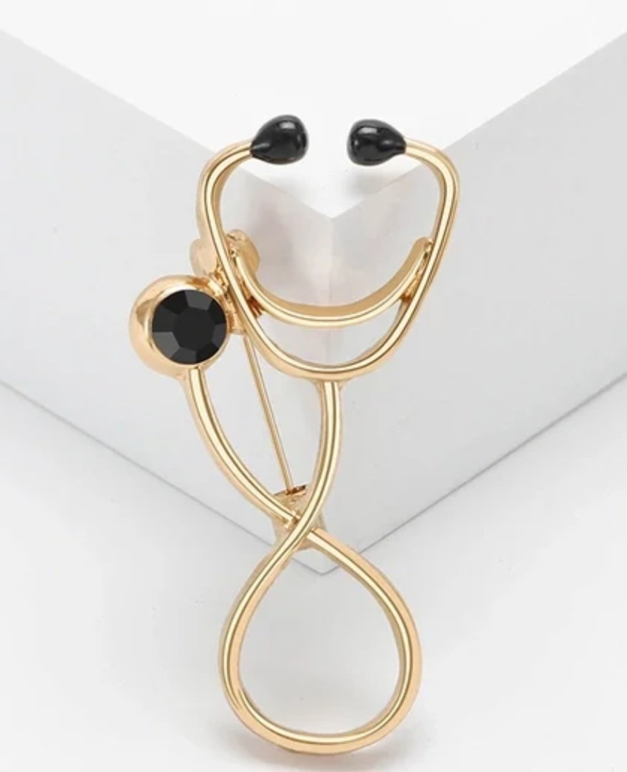 Infinity Knot Stethoscope Brooches | GENICX