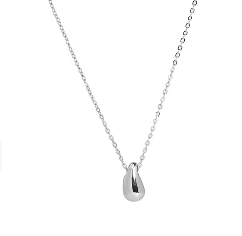 18K Gold  Small Teardrop Pendant Necklace For Women- Available In Gold & Silver  | GENICX