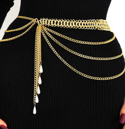 Gold Chain Waist Belt For Women | GENICX