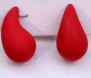 Large Teardrop Earrings for women- 7 colors | GENICX