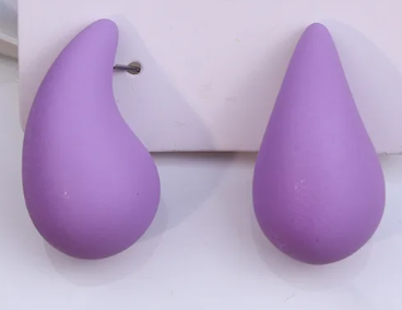 Large Teardrop Earrings for women- 7 colors | GENICX