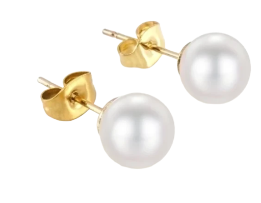 18K Gold Stud Earrings| GENICX