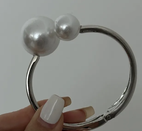 Elegant Gold silver and Pearl Bracelet for women | GENICX